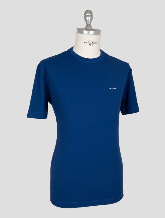 Kiton Blue Cotton T-shirt 2