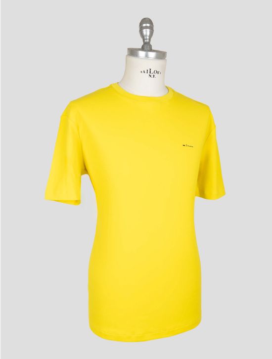 Kiton Yellow Cotton T-shirt 2