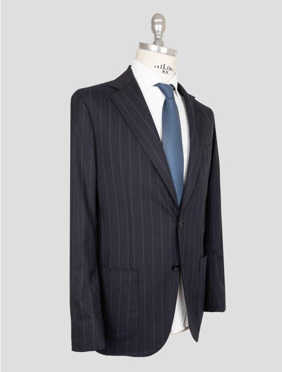 Sartorio Napoli Dark Gray Virgin Wool Pa Ea Suit 2