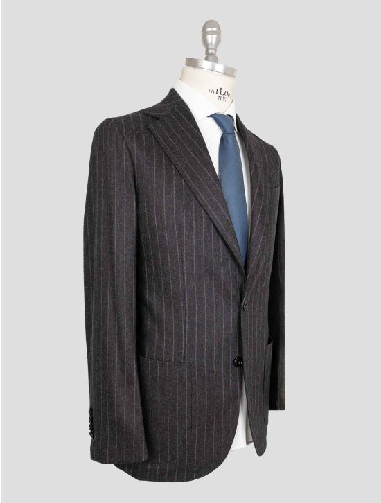 Sartorio Napoli  Gray Virgin Wool Cashmere Ea Suit 2