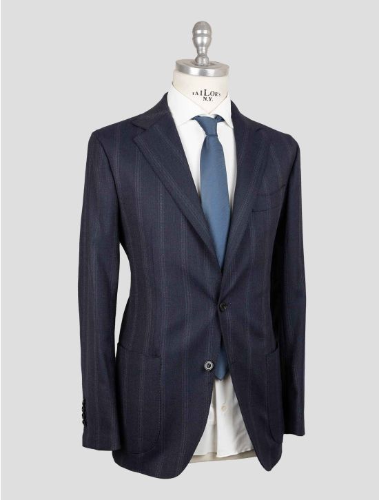 Sartorio Napoli Blue Virgin Wool Ea Suit 2
