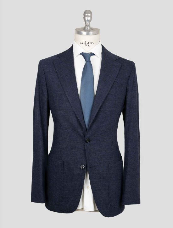 Sartorio Napoli Blue Virgin Wool Pa Cashmere Ea Suit 1