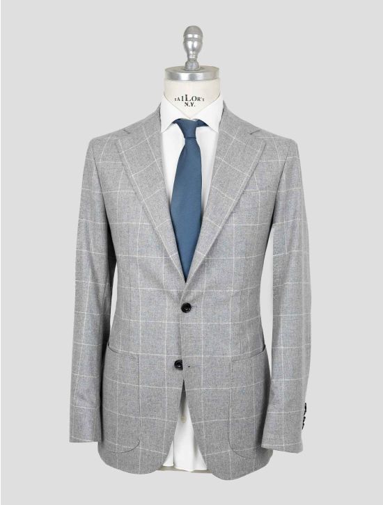 Sartorio Napoli Gray Virgin Wool Caashmere Suit 1