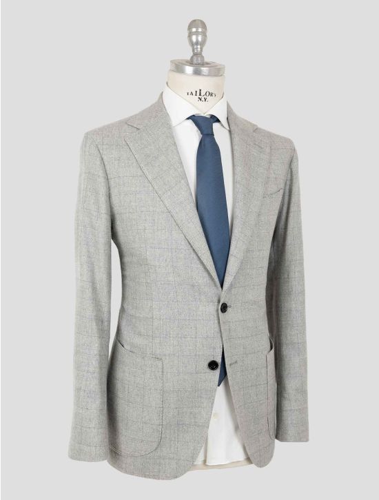 Sartorio Napoli Gray Virgin Wool Cashmere Ea Suit 2