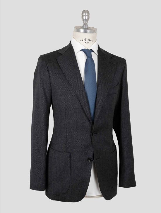 Sartorio Napoli Gray Virgin Wool Ea Suit 2