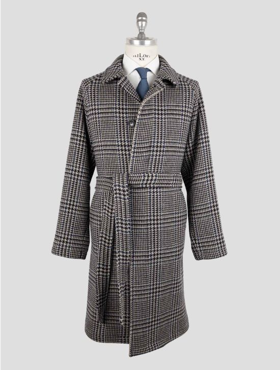 Tagliatore Muticolor Virgin Wool Cashmere Overcoat 1