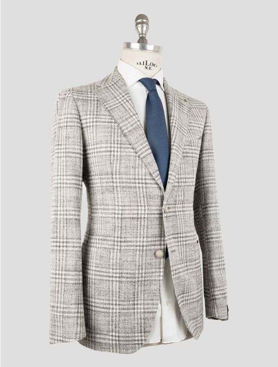 Tagliatore Gray Alpaca Virgin Wool Pa  Blazer 2