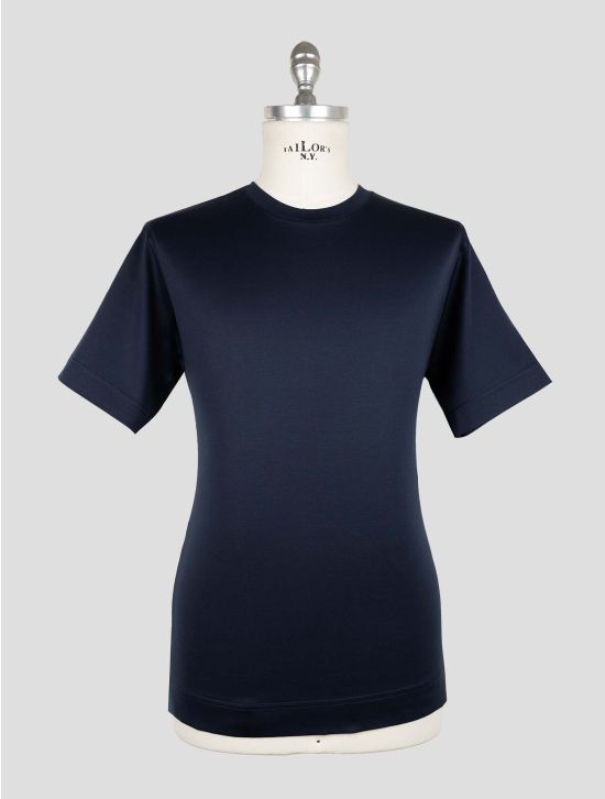 Tagliatore Blue Cotton T-Shirt 1