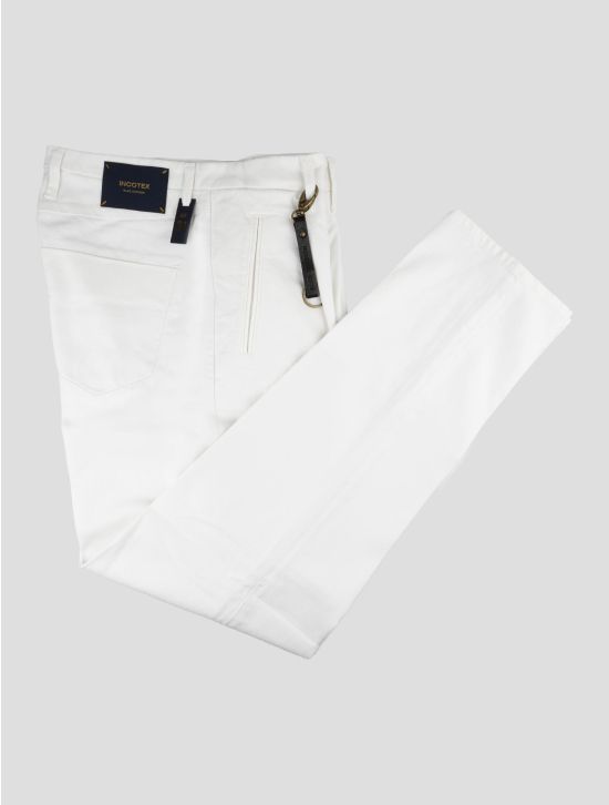 Incotex Blue Cotton Ea Pants 1
