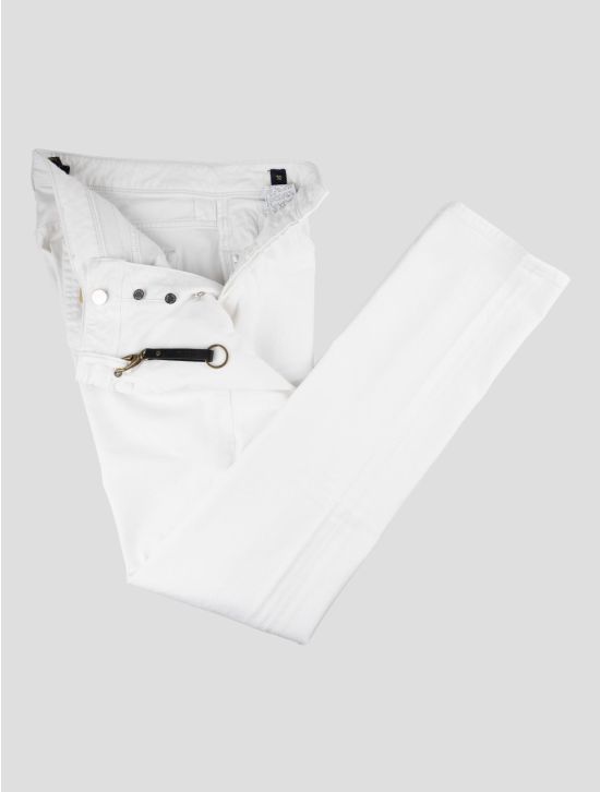 Incotex White Cotton Ea Jeans 2