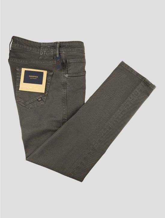 Incotex Gray Cotton Ea Jeans 1