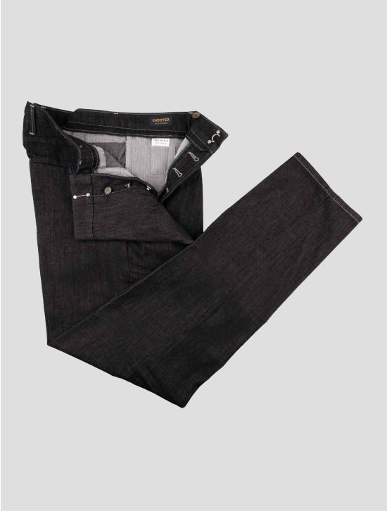Incotex Gray Cotton Viscose Pl Ea Pants 2