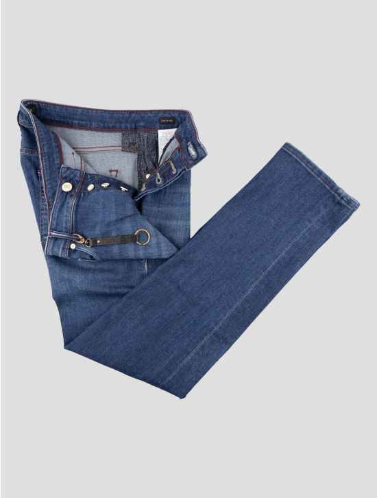 Incotex Dark Blue Cotton Ea Jeans 2