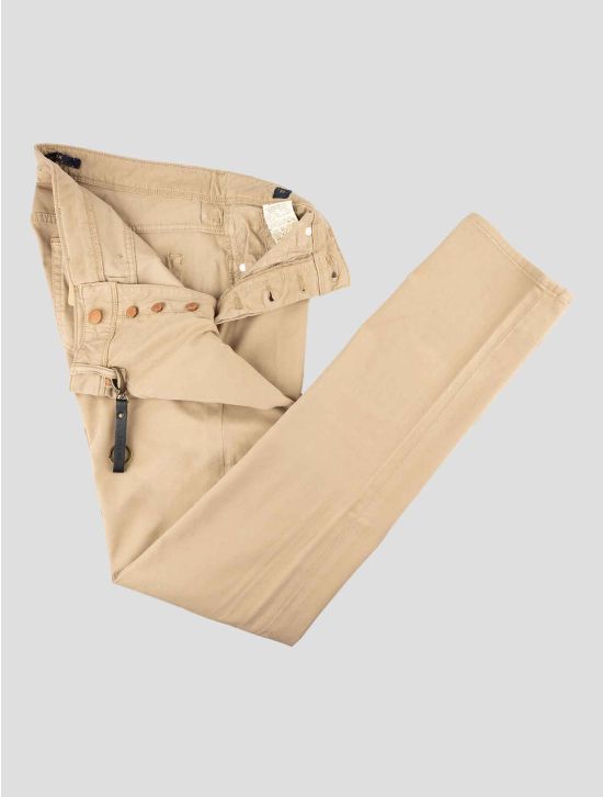 Incotex Brown Modal Cotton Ea Jeans 2