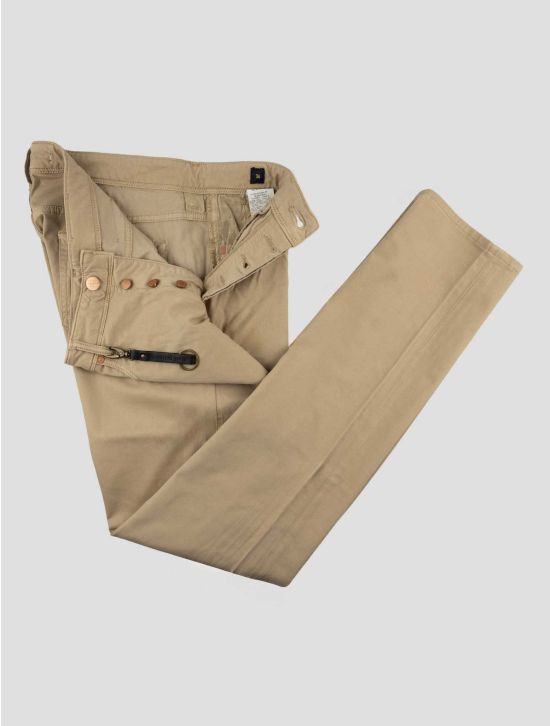 Incotex Beige Modal Cotton Ea Jeans 2