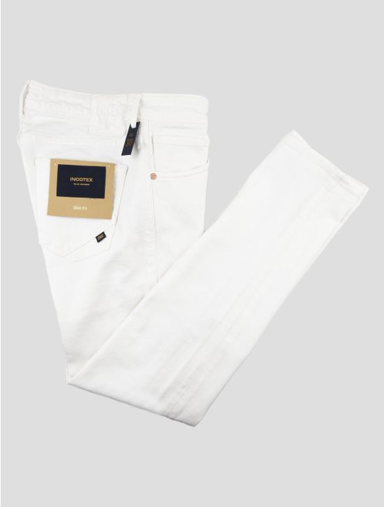 Incotex White Cotton Ea Jeans 1