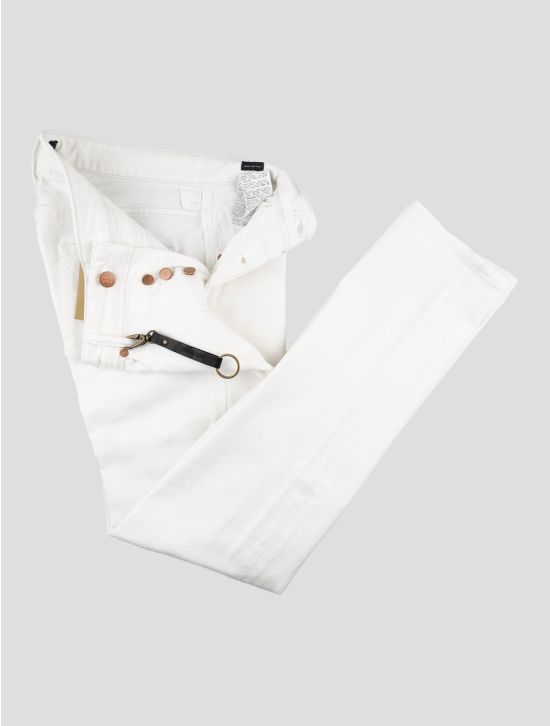 Incotex White Cotton Ea Jeans 2