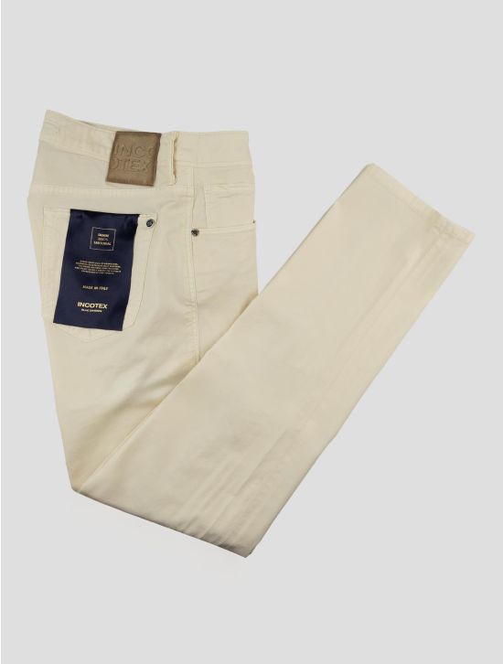 Incotex White Cotton Ea Jeans 1