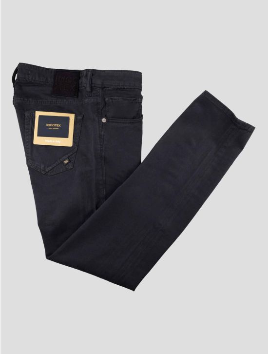 Incotex Blue Modal Cotton Ea Jeans 1
