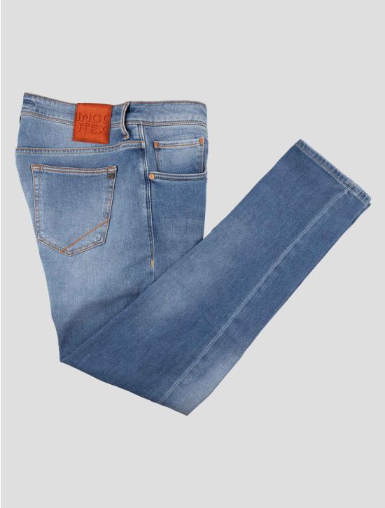 Incotex Blue Cotton Lyocell Ea Jeans 1