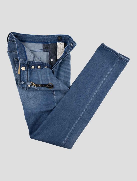 Incotex Blue Cotton Viscose Jeans 2