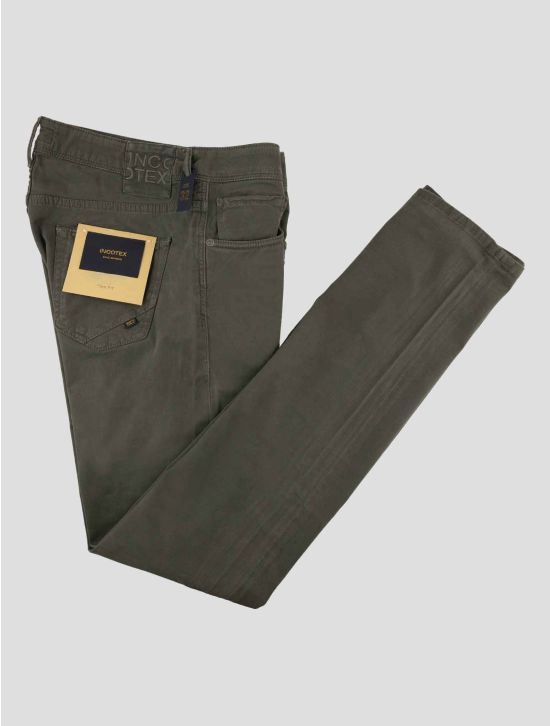 Incotex Gray Cotton Ea Jeans 1