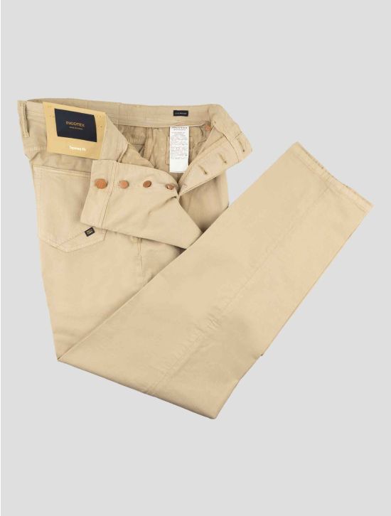 Incotex Beige Cotton Ea Jeans 2