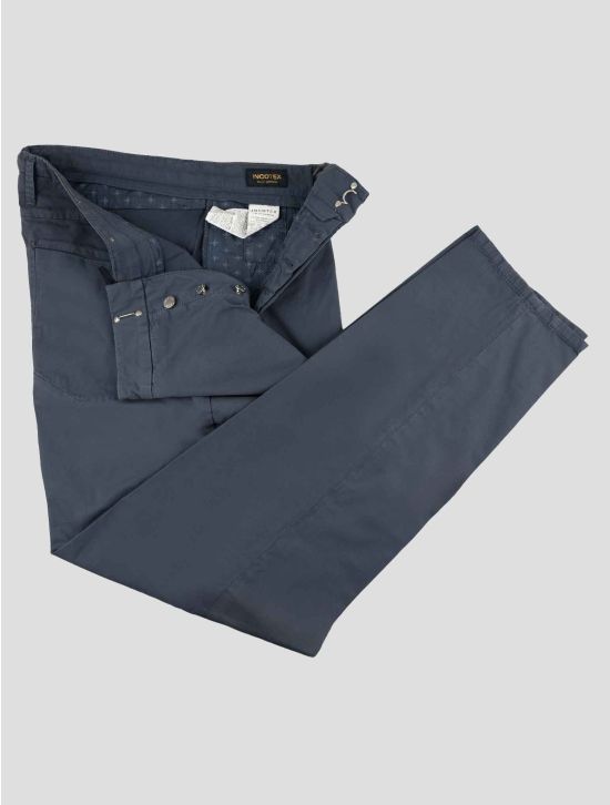 Incotex Blue Cotton Ea Pants 2