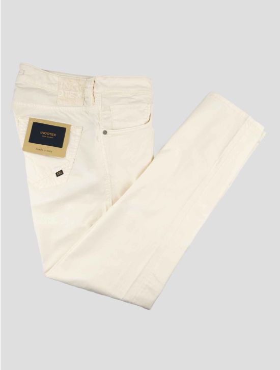 Incotex White Lyocell Cotton Ea Jeans 1