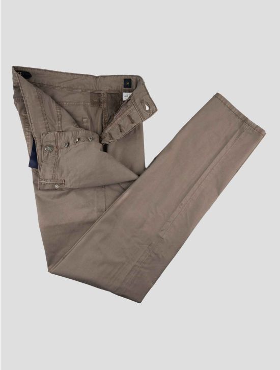 Incotex Taupe Lyocell Cotton Ea Jeans 2