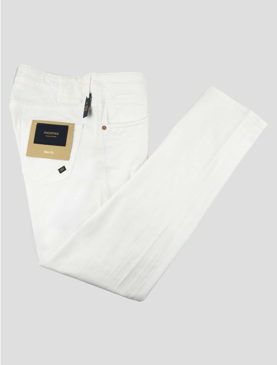 Incotex White Cotton Ea Jeans 1