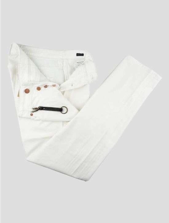 Incotex White Cotton Ea Jeans 2