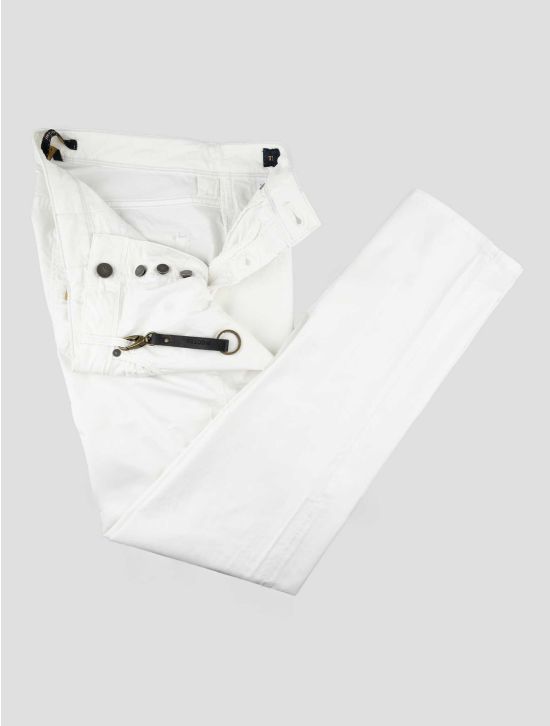 Incotex White Lyocell Cotton Ea Jeans 2
