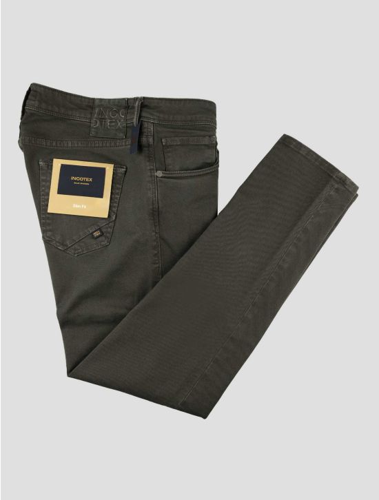 Incotex Gray Cotton Ea Jeans 1