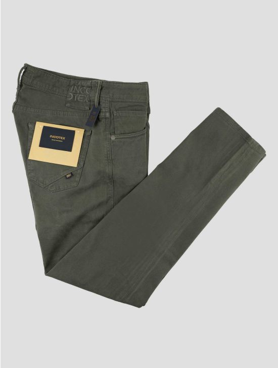Incotex Gray Cotton Ea Jeans 1