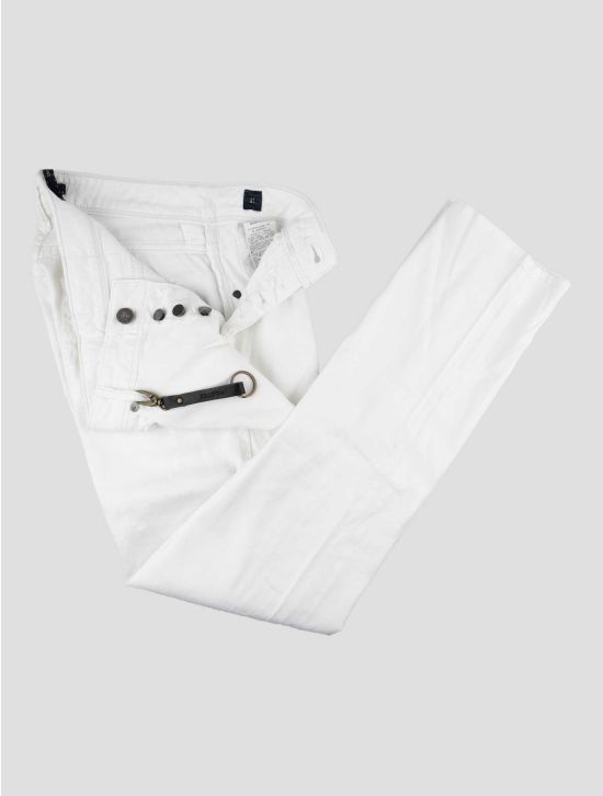 Incotex White Lyocell Cotton Ea Jeans 2