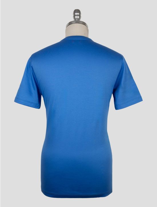 Kiton Blue Cotton T-Shirt 2