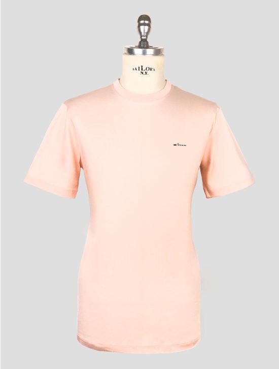 Kiton Pink Cotton T-Shirt 1