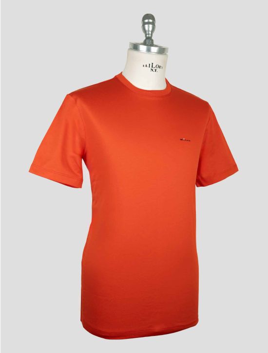 Kiton Red Cotton T-Shirt 2