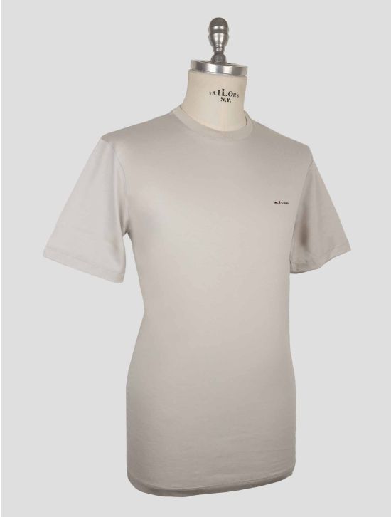 Kiton Gray Cotton T-Shirt 2
