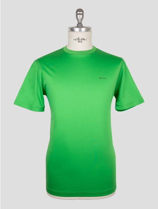 Kiton Green Cotton T-Shirt 1