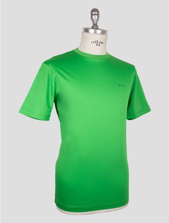 Kiton Green Cotton T-Shirt 2