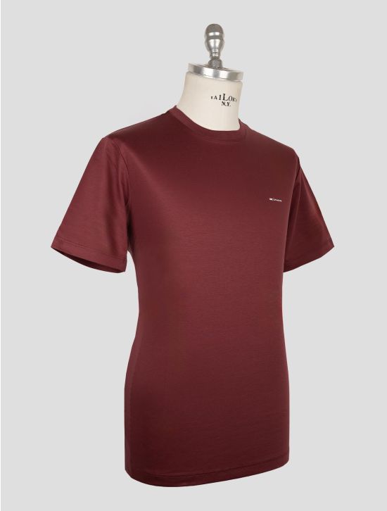 Kiton Burgundy Cotton T-Shirt 2