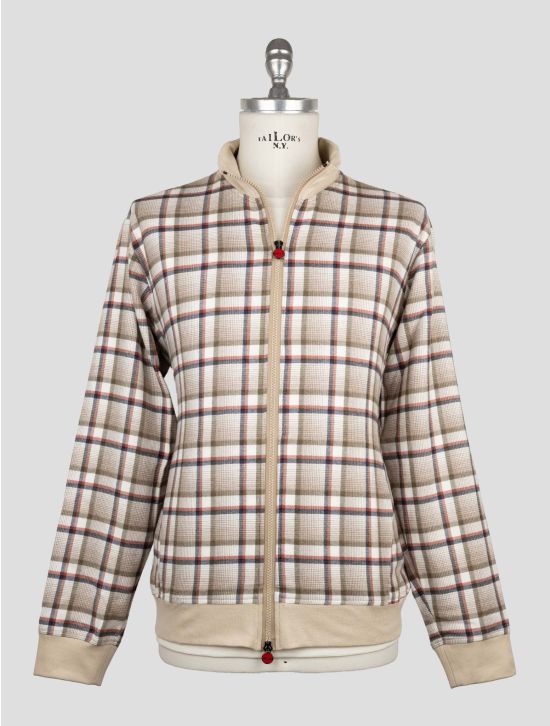 Kiton Multicolor Cotton Coat B-One 1