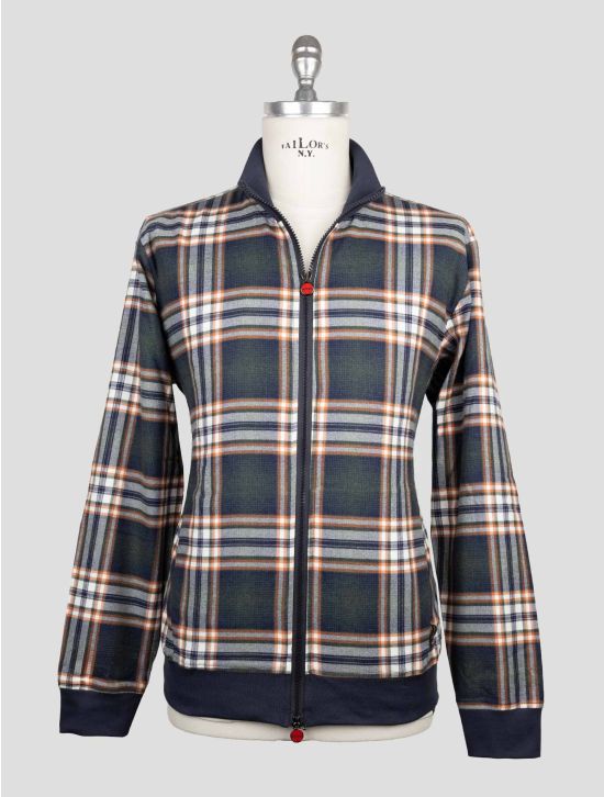 Kiton Multicolor Cotton Coat B-One 1