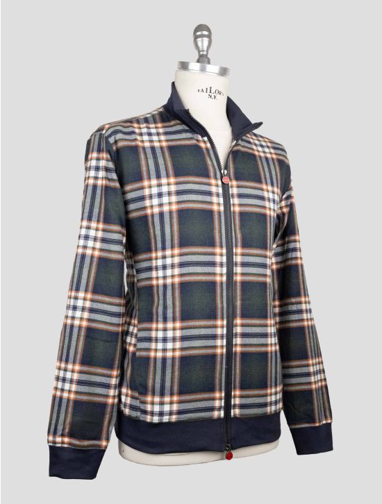 Kiton Multicolor Cotton Coat B-One 2