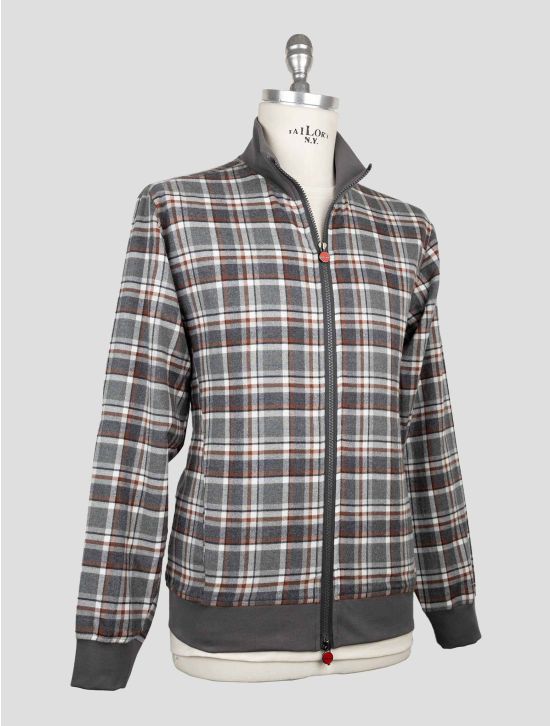 Kiton Multicolor Cotton Coat B-One 2
