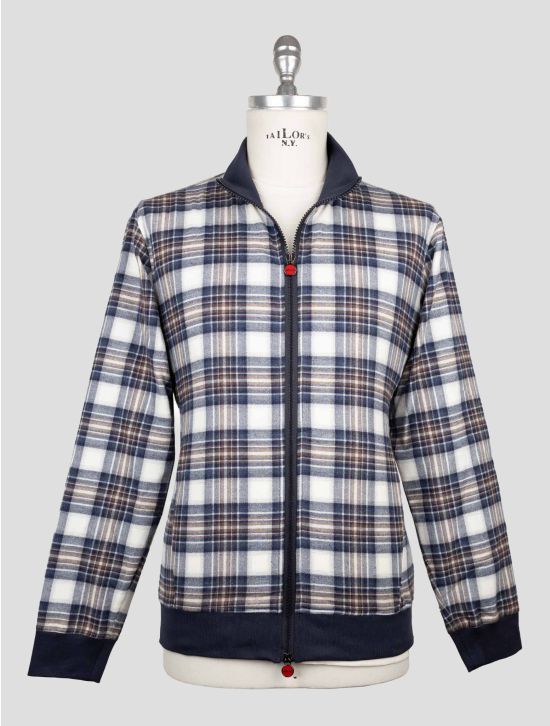 Kiton Multicolor Cotton Coat B-One 1