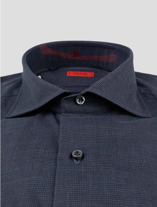 Isaia Blue Cotton Shirt 2