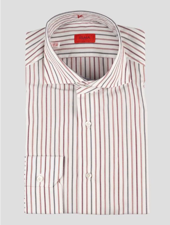 Isaia Multicolor Cotton Shirt 1
